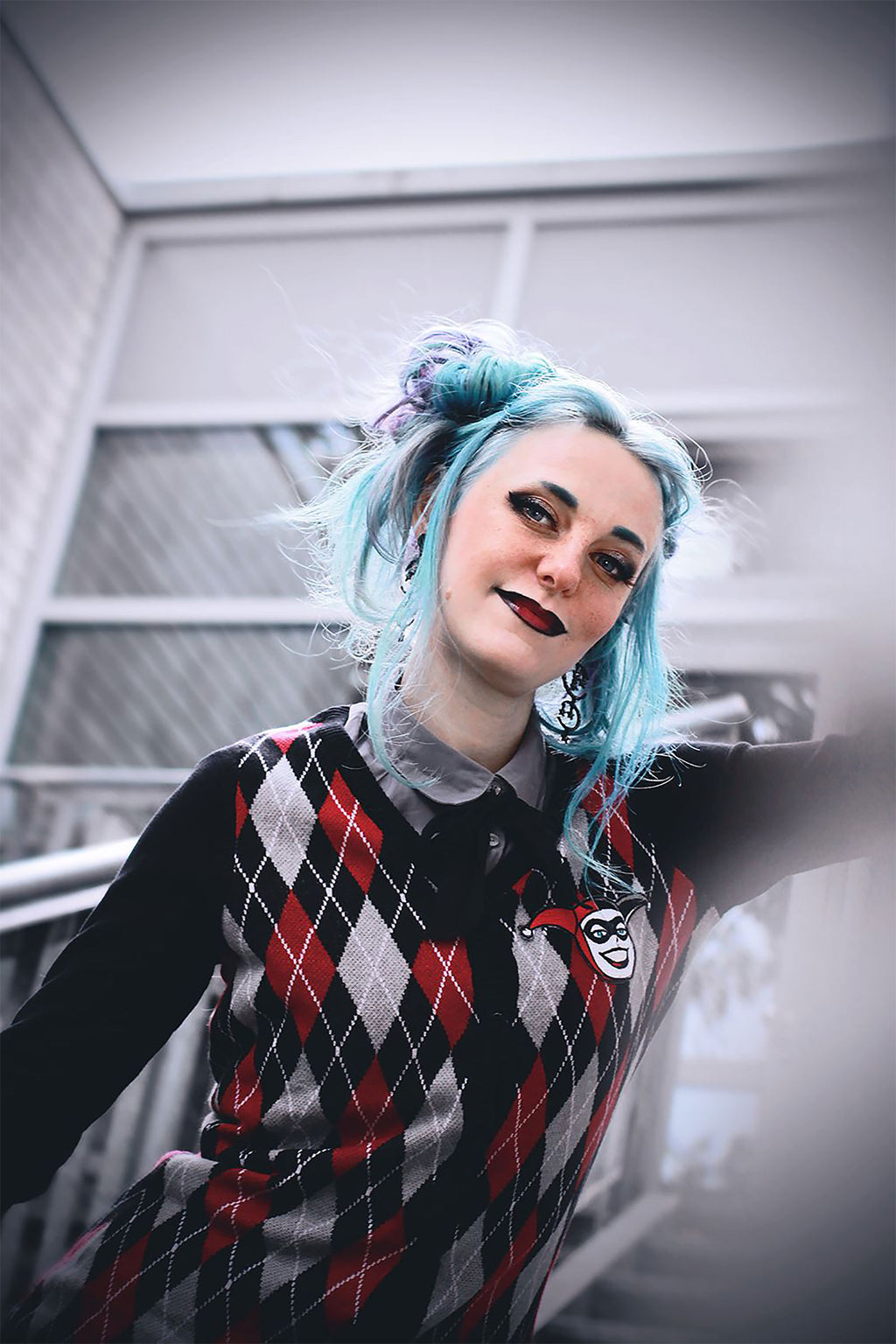 Imagen del producto Harley Quinn - Cárdigan Arlequín