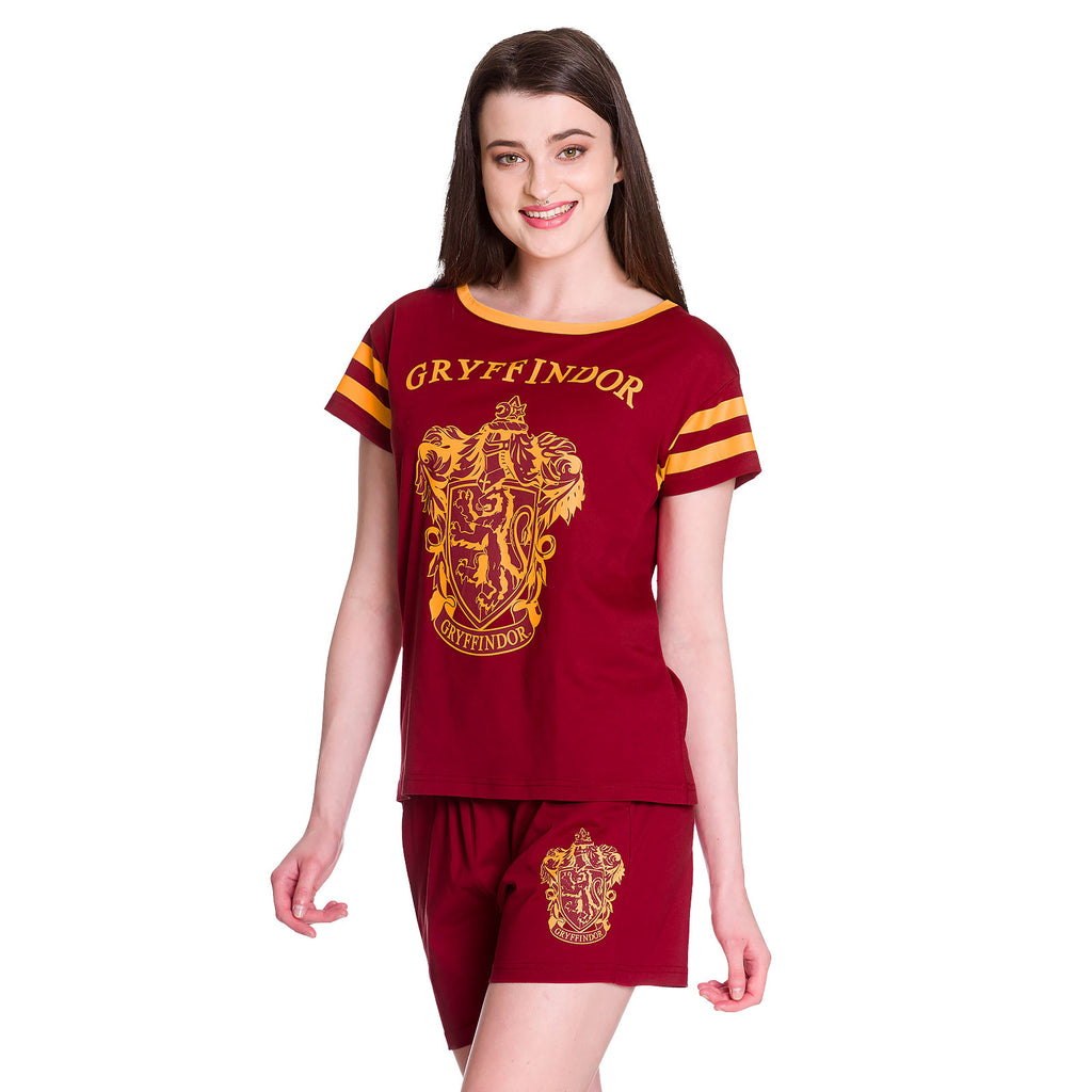 Imagen del producto Harry Potter - Pijama corto Gryffindor para mujer