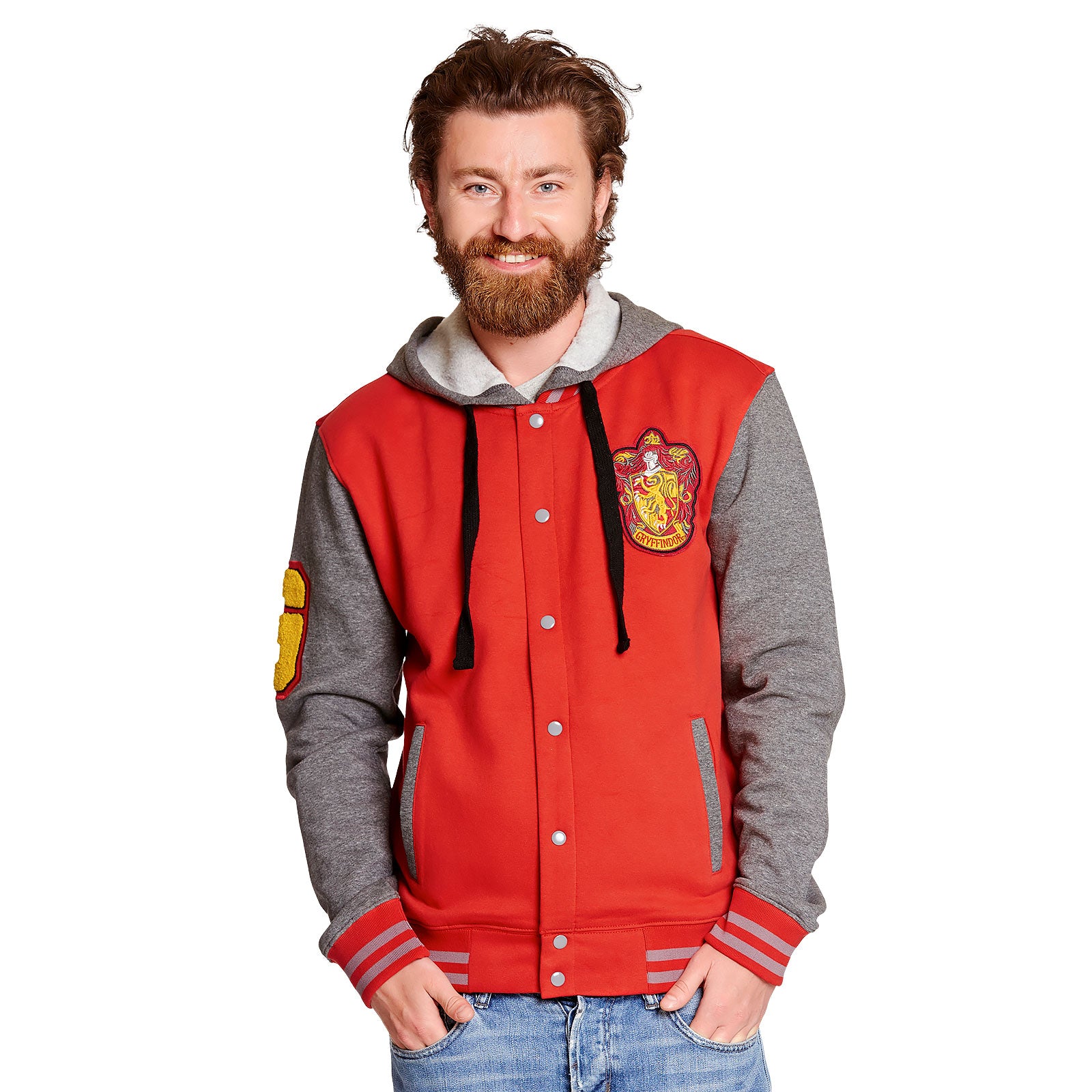 Imagen del producto Harry Potter - Chaqueta universitaria Gryffindor con capucha