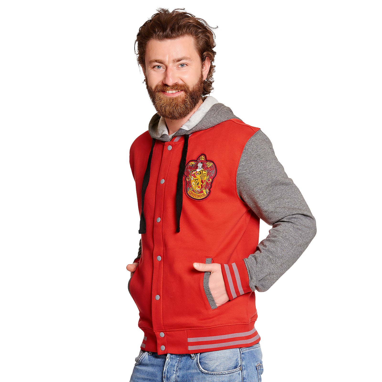 Imagen del producto Harry Potter - Chaqueta universitaria Gryffindor con capucha