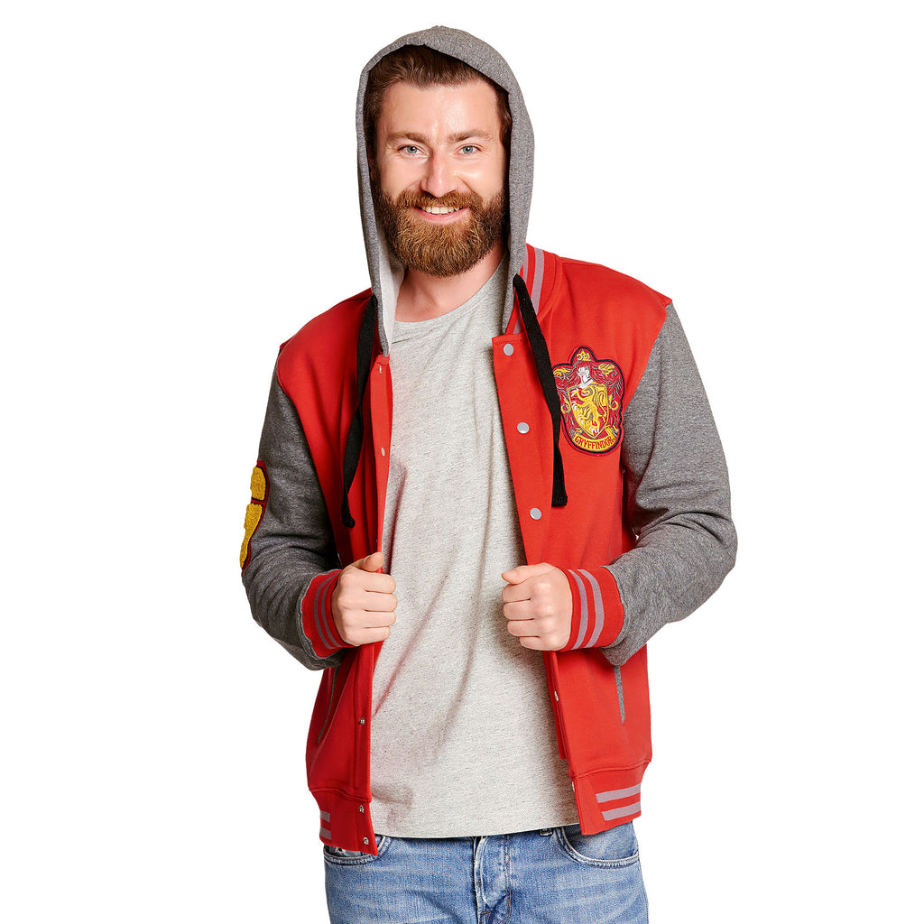 Imagen del producto Harry Potter - Chaqueta universitaria Gryffindor con capucha