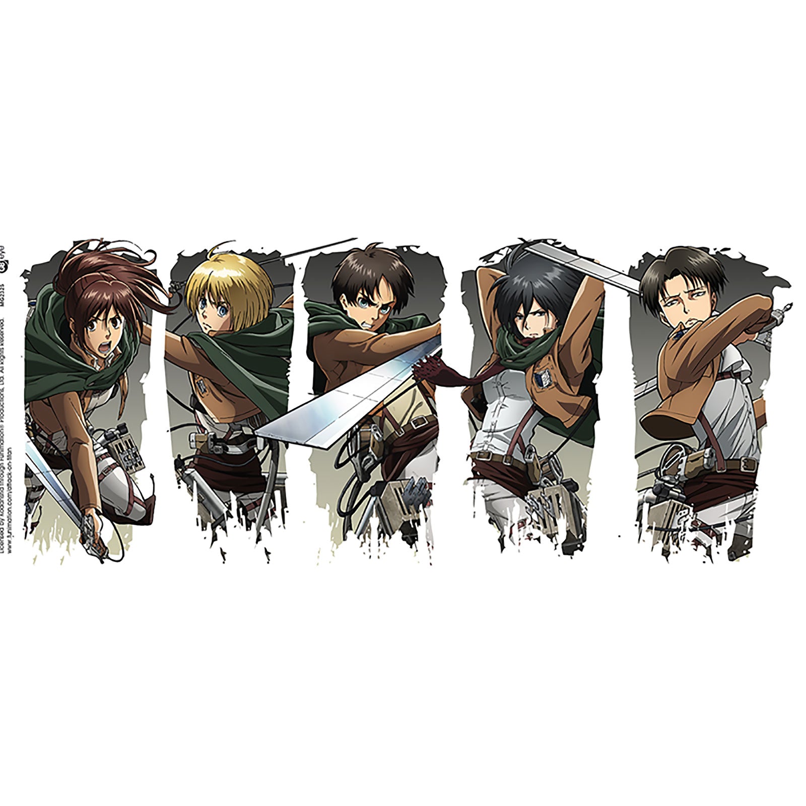 Imagen del producto Attack on Titan - Taza de personajes