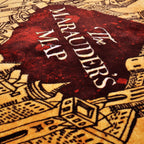Imagen del producto Harry Potter - Manta de felpa del Mapa del Merodeador