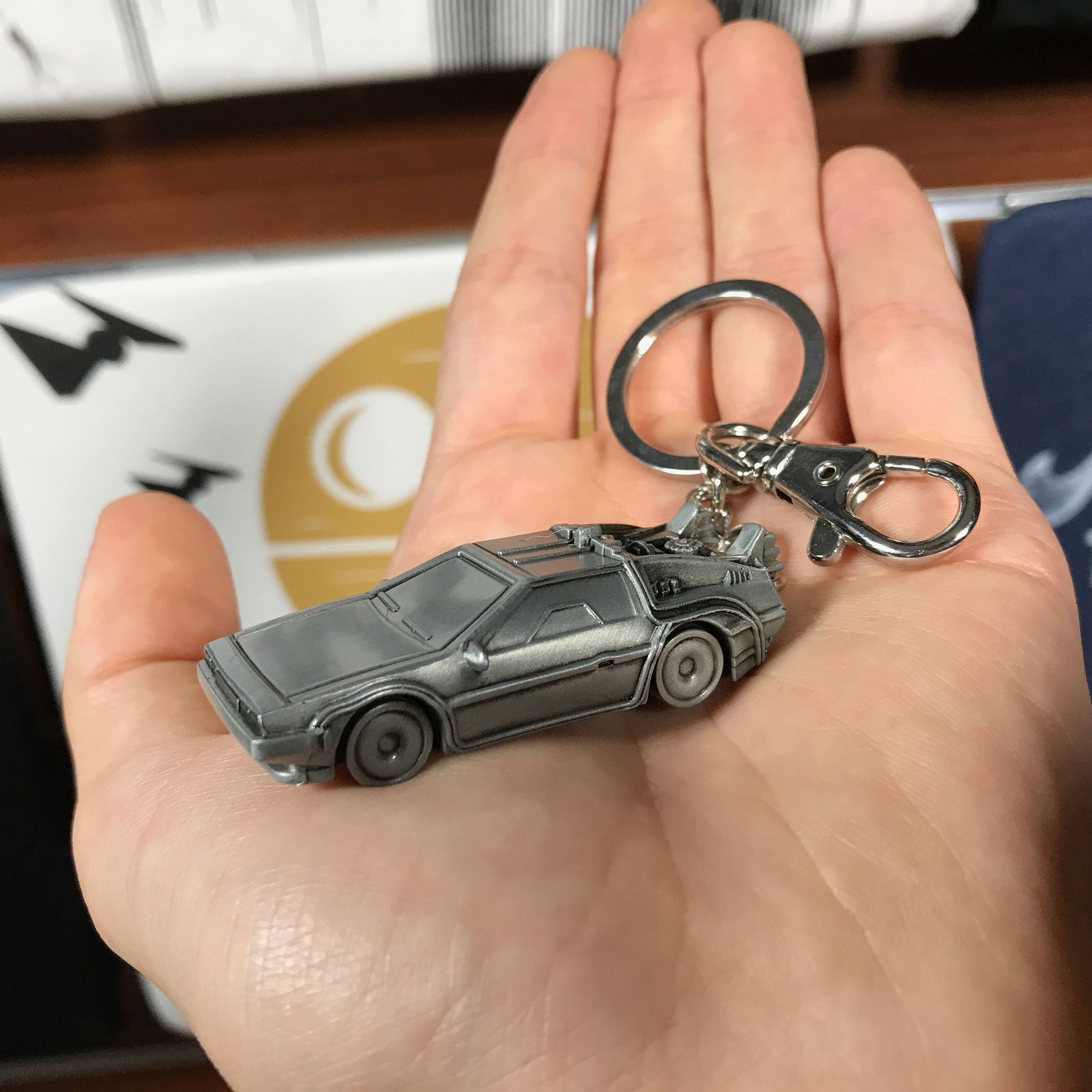 Imagen del producto Regreso al Futuro - Llavero 3D DeLorean