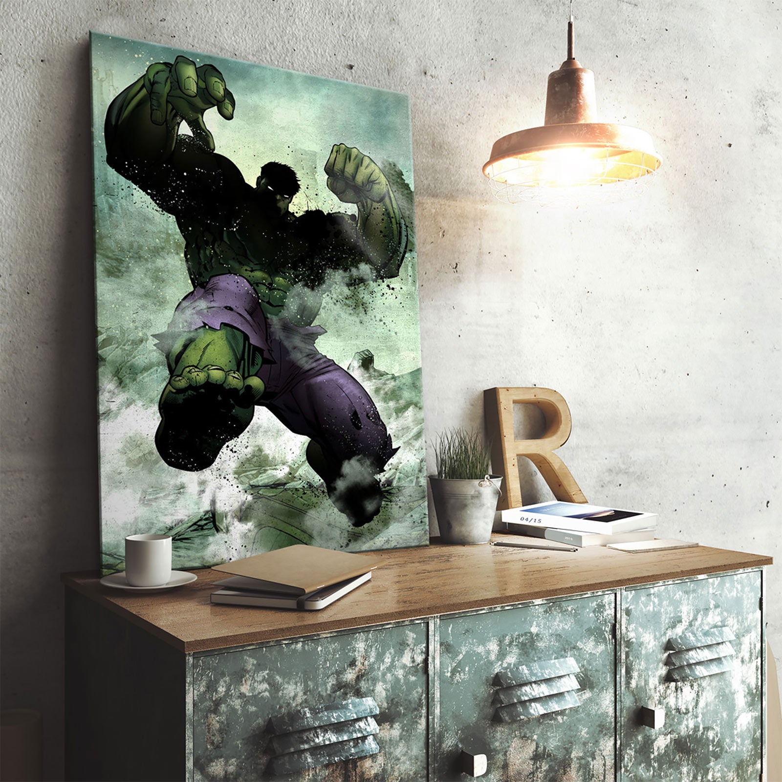 Imagen del producto Póster de metal de Hulk