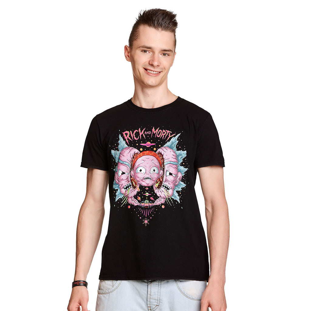 Product image Rick and Morty - Head Split T-Shirt black
