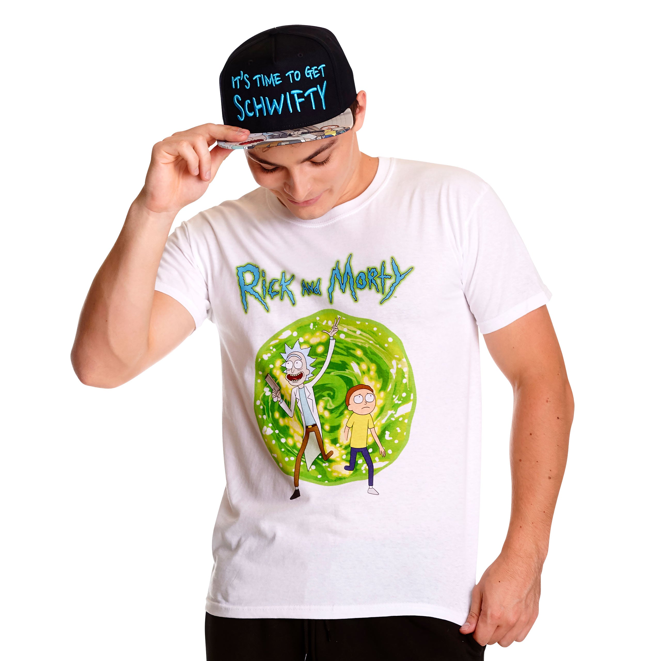 Product image Rick and Morty - Portal T-Shirt white