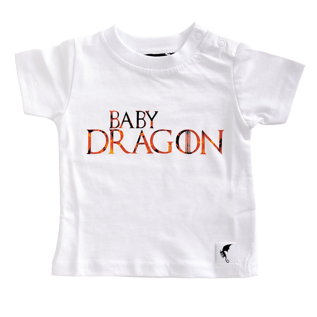 Imagen del producto Baby Dragon - Camiseta para niños blanca