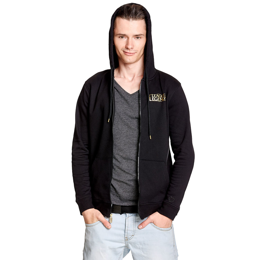Imagen del producto League of Legends - Sudadera con capucha Logo Negra