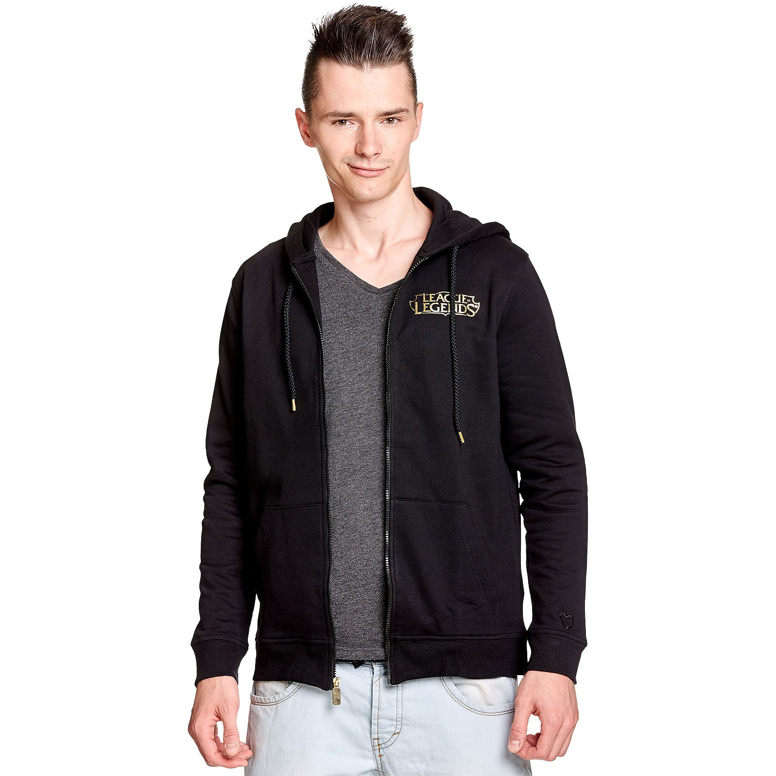 Imagen del producto League of Legends - Sudadera con capucha Logo Negra