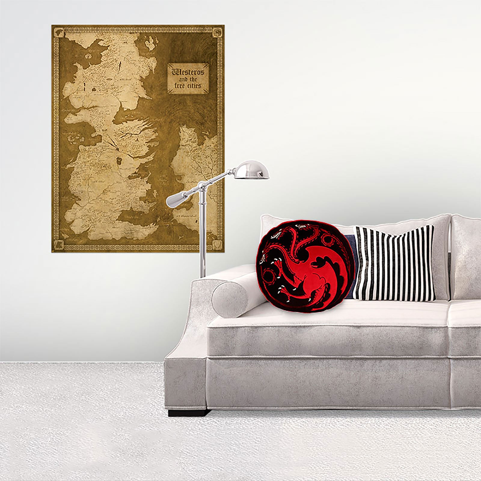 Imagen del producto Juego de Tronos - Almohada Escudo Targaryen