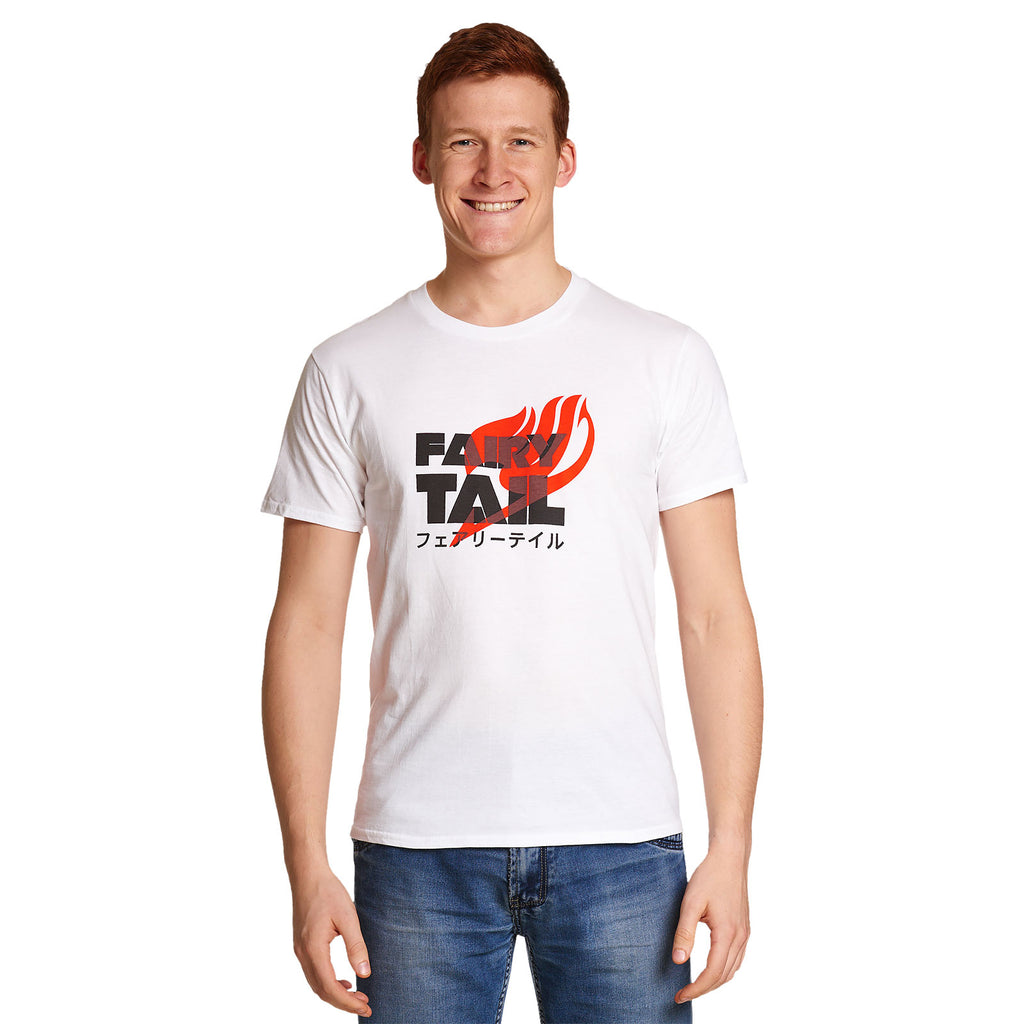 Imagen del producto Fairy Tail - Camiseta blanca con logo en Katakana