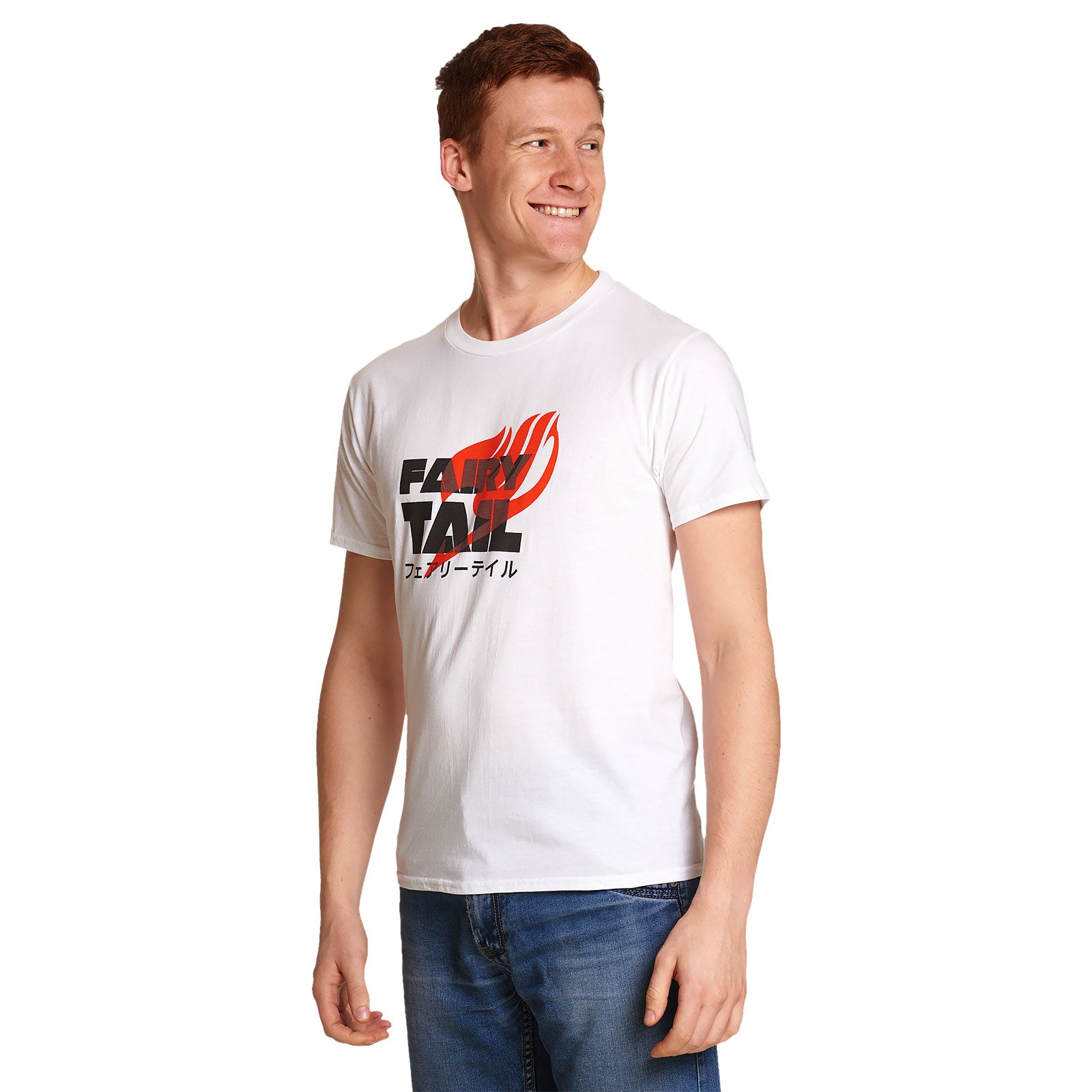 Imagen del producto Fairy Tail - Camiseta blanca con logo en Katakana
