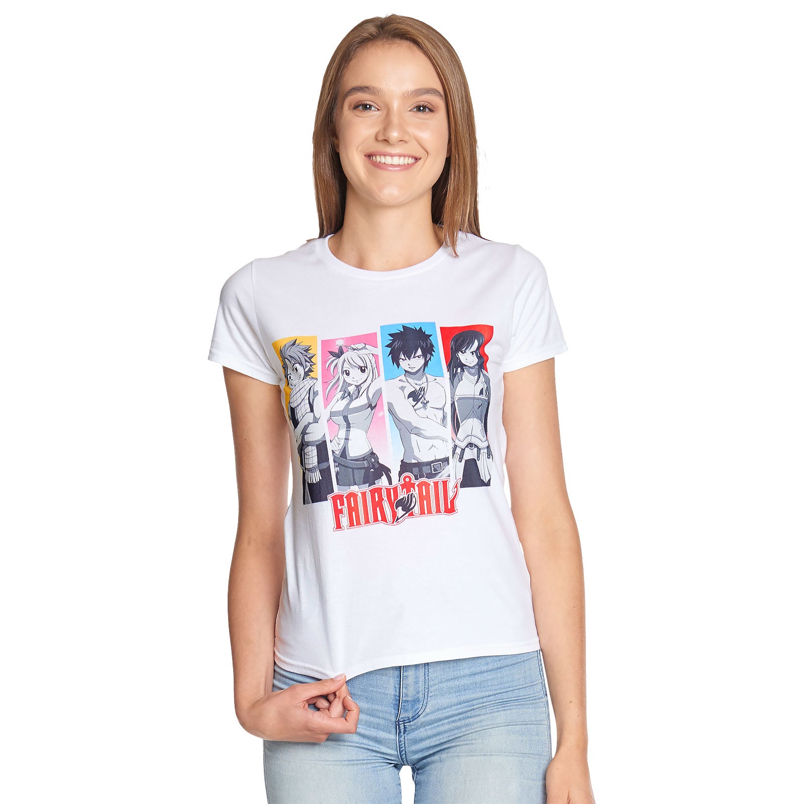 Imagen del producto Fairy Tail - Camiseta de equipo para mujer blanca