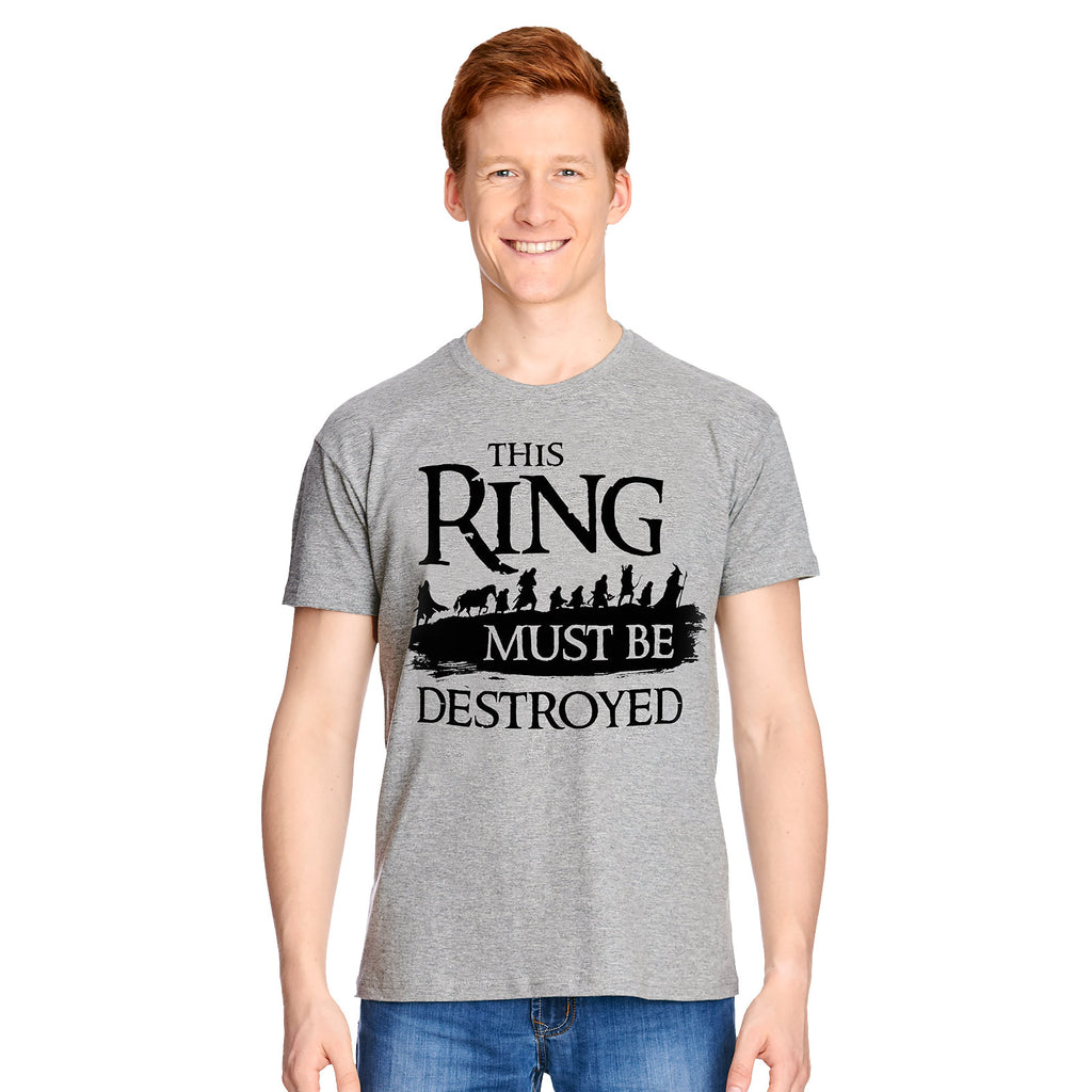 Imagen del producto El Señor de los Anillos - Camiseta de los Compañeros gris