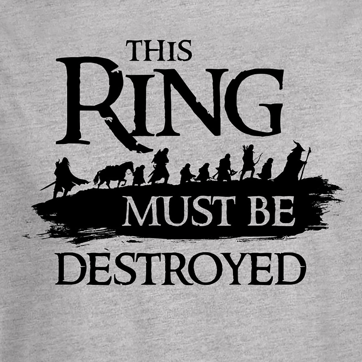 Imagen del producto El Señor de los Anillos - Camiseta de los Compañeros gris