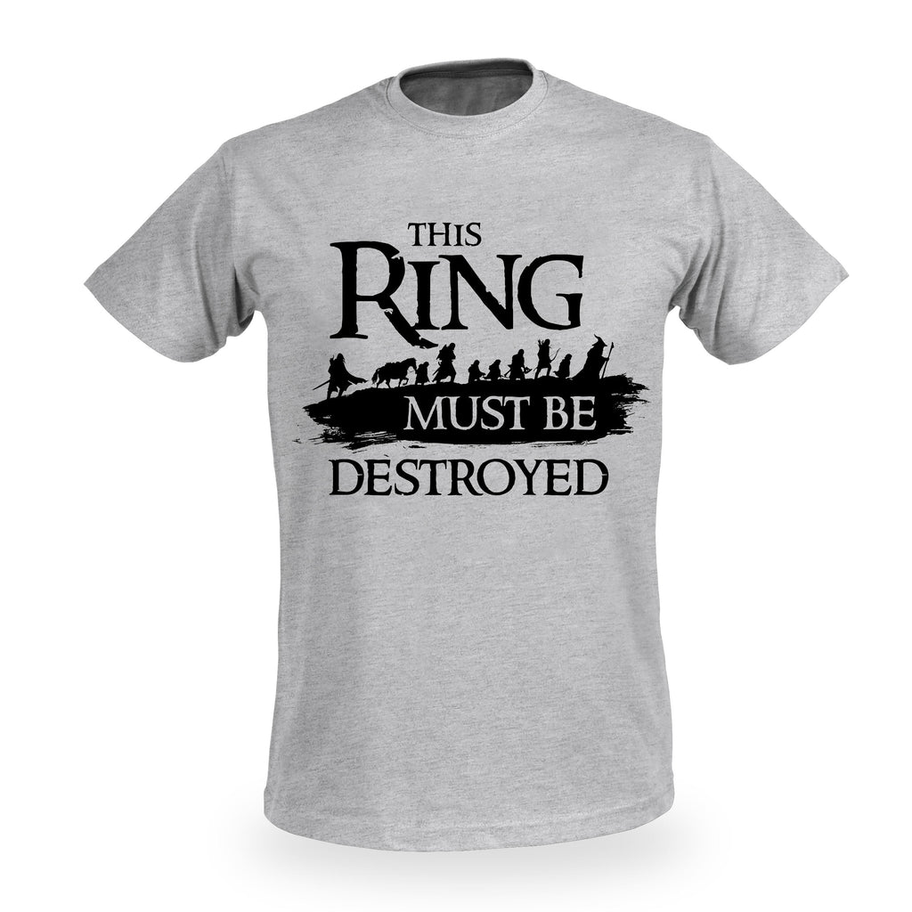 Imagen del producto El Señor de los Anillos - Camiseta de los Compañeros gris