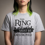 Imagen del producto El Señor de los Anillos - Camiseta de los Compañeros gris