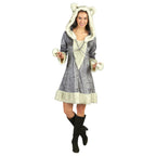 Imagen del producto Zorro plateado - Disfraz de peluche para mujer