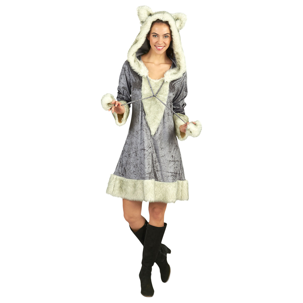 Imagen del producto Zorro plateado - Disfraz de peluche para mujer