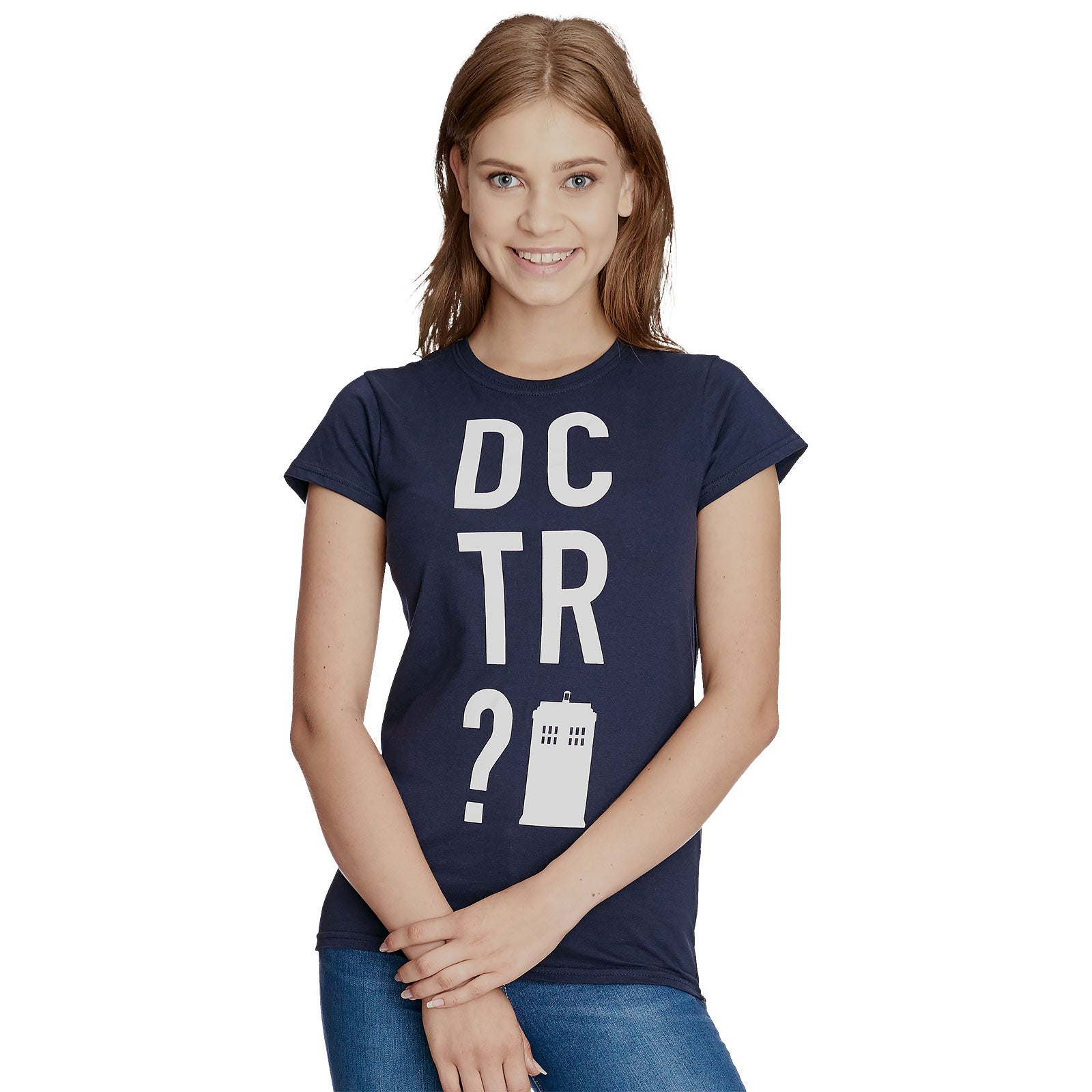 Imagen del producto Doctor Who - Camiseta DCTR para mujer azul