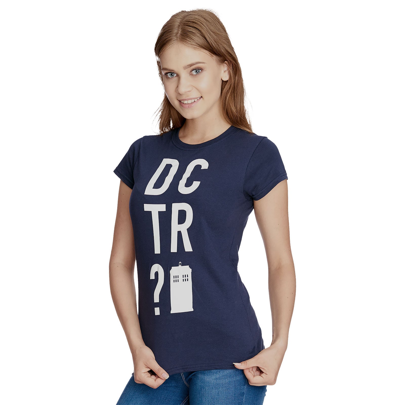 Imagen del producto Doctor Who - Camiseta DCTR para mujer azul