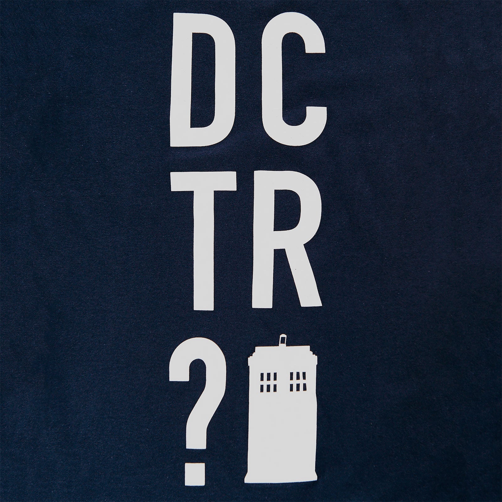Imagen del producto Doctor Who - Camiseta DCTR para mujer azul