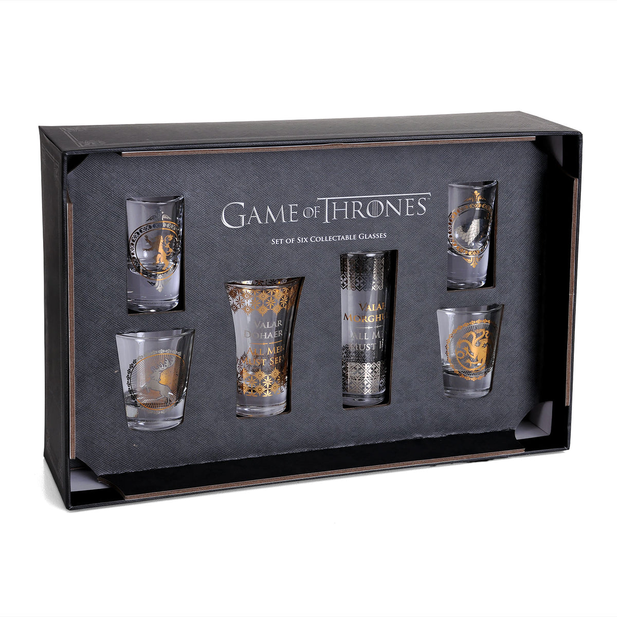 Imagen del producto Juego de Tronos - Set de 6 vasos de chupito con escudos