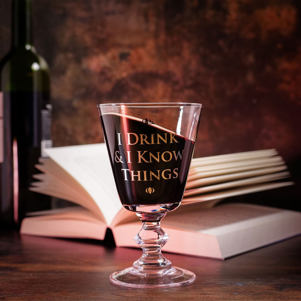 Imagen del producto Juego de Tronos - Copa de Vino 'Bebe y Sabes'