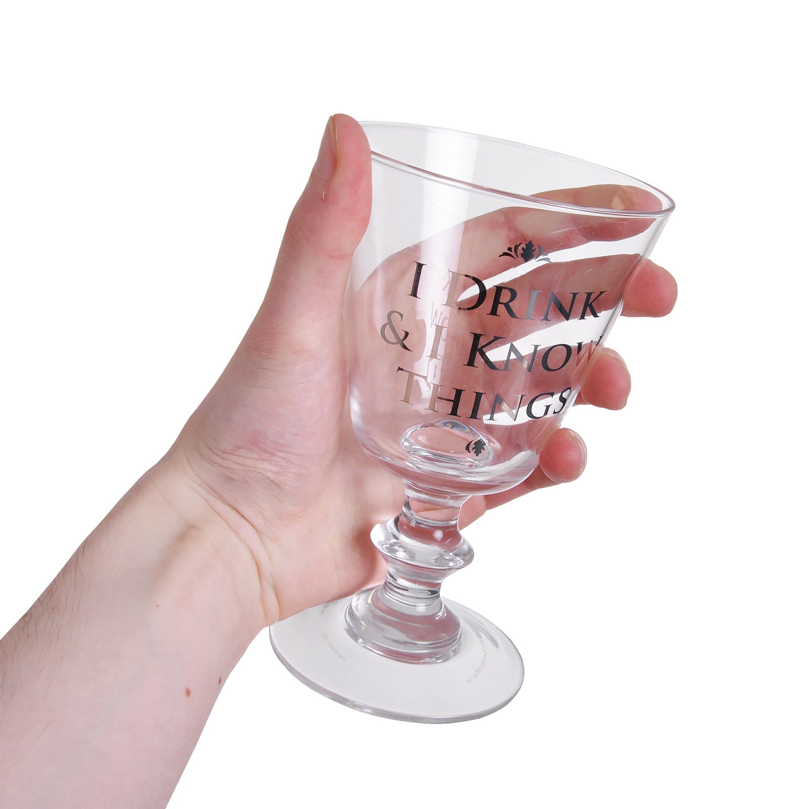 Imagen del producto Juego de Tronos - Copa de Vino 'Bebe y Sabes'