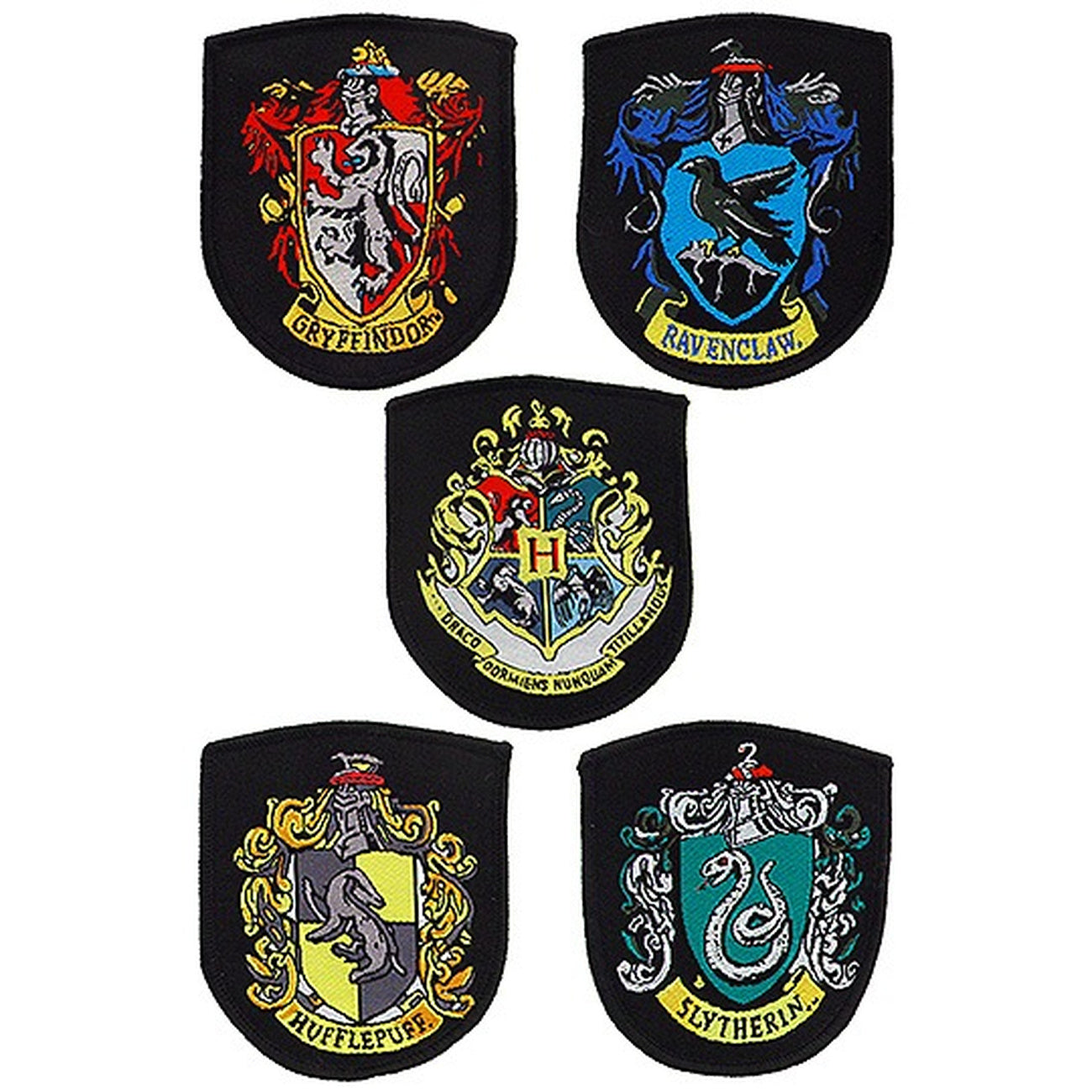 Imagen del producto Harry Potter - Set de 5 parches de los escudos de las casas