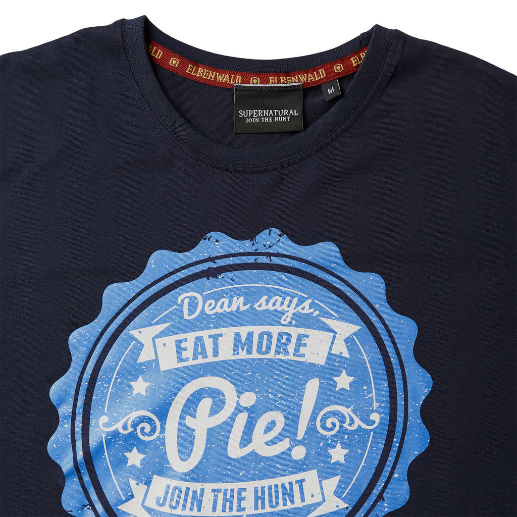 Imagen del producto Supernatural - Camiseta azul Eat More Pie