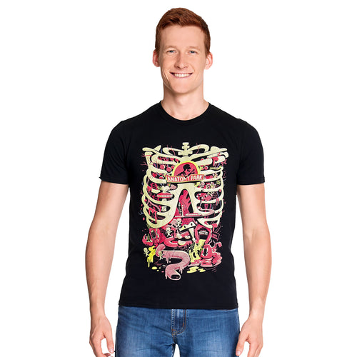 Imagen del producto Rick y Morty - Camiseta negra de Anatomy Park