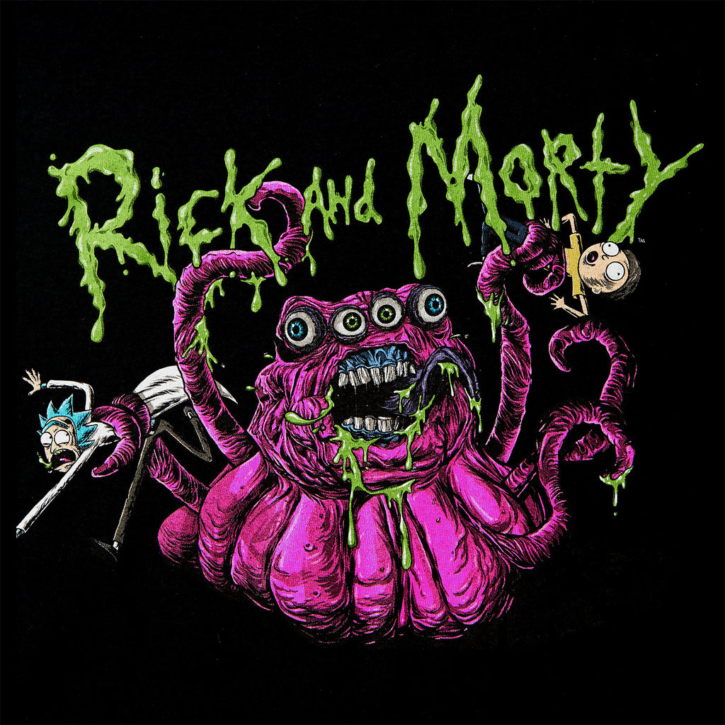 Product image Rick and Morty - Monster Slime T-Shirt black