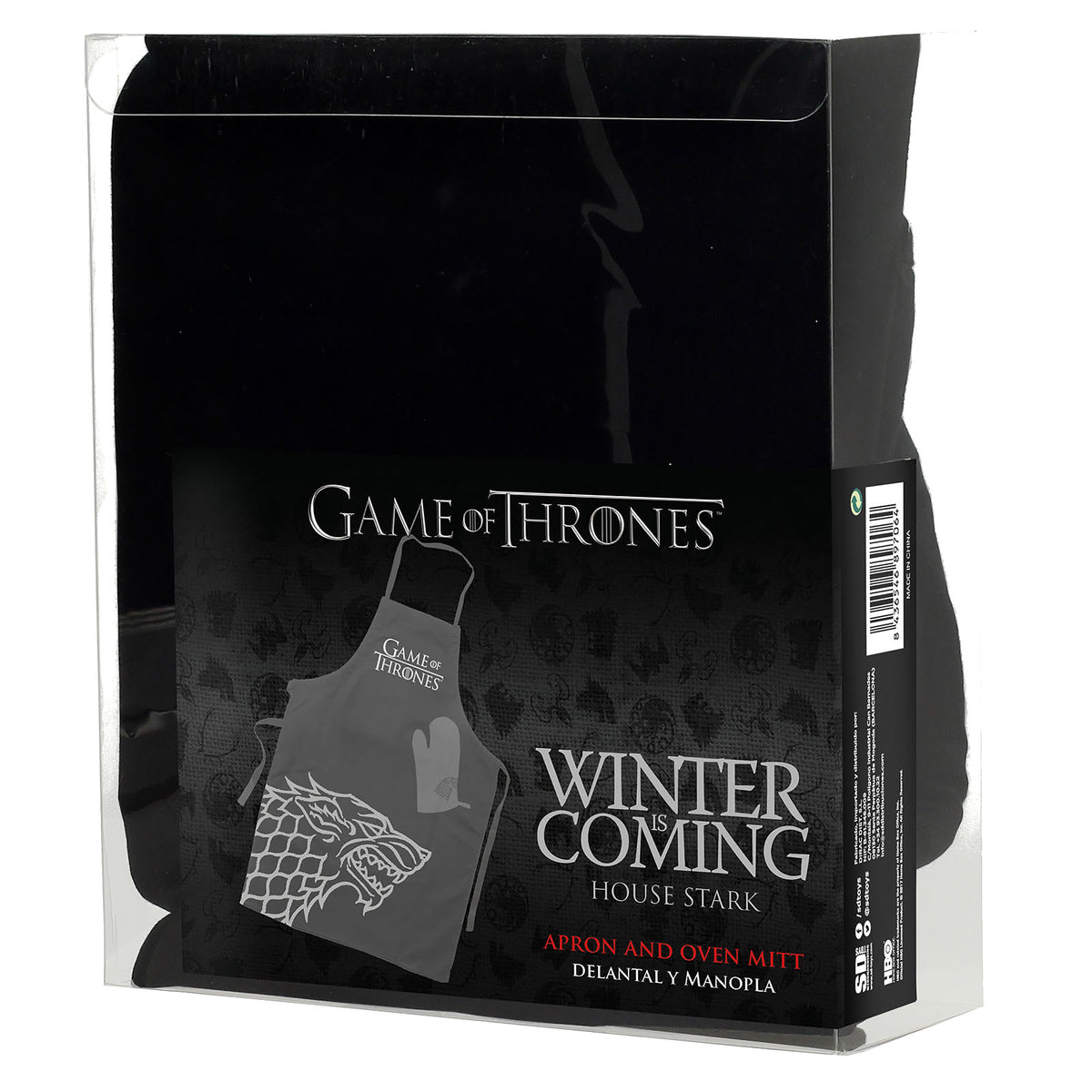 Product image Game of Thrones - House Stark Apron with Oven Mitt