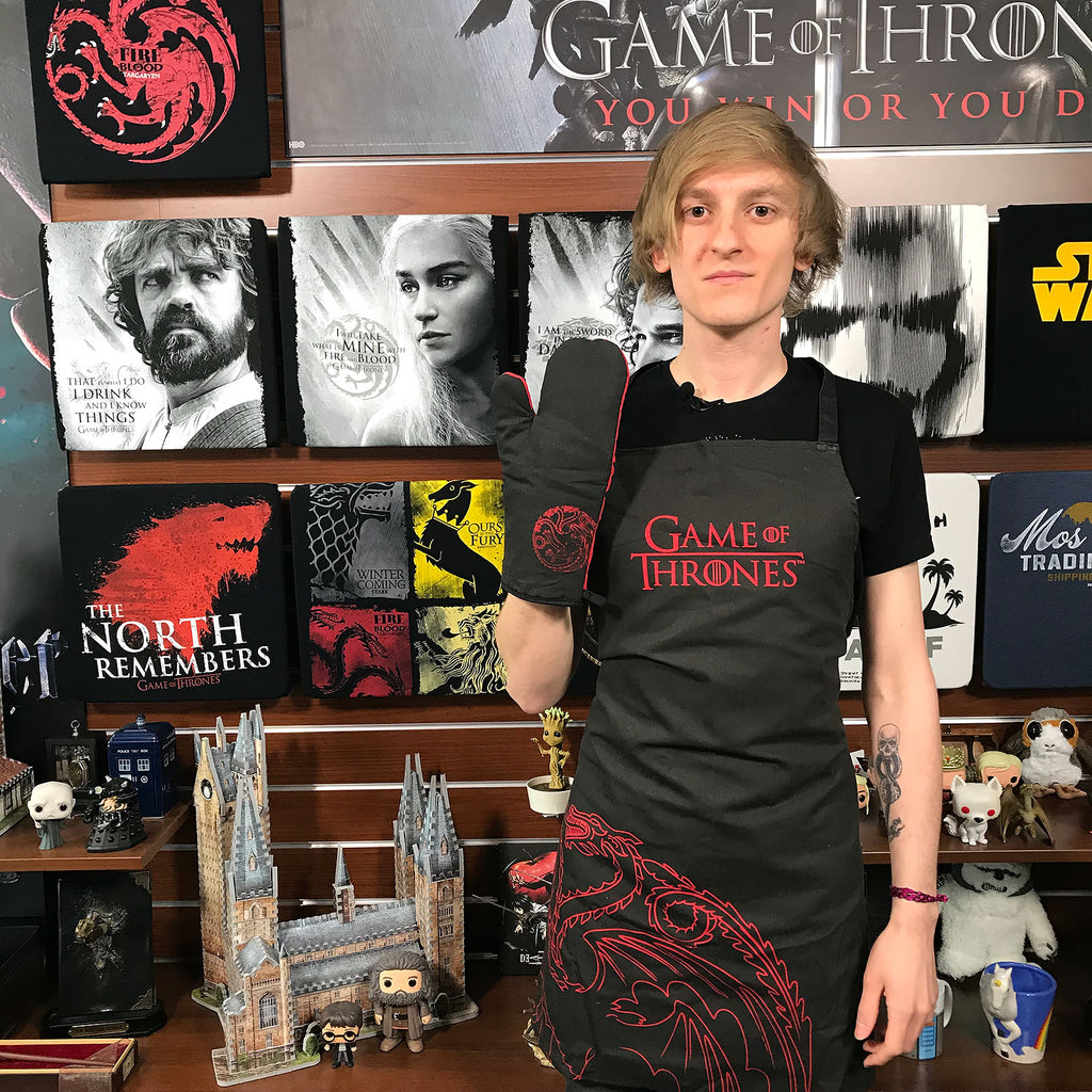 Product image Game of Thrones - Targaryen Apron with Oven Mitt