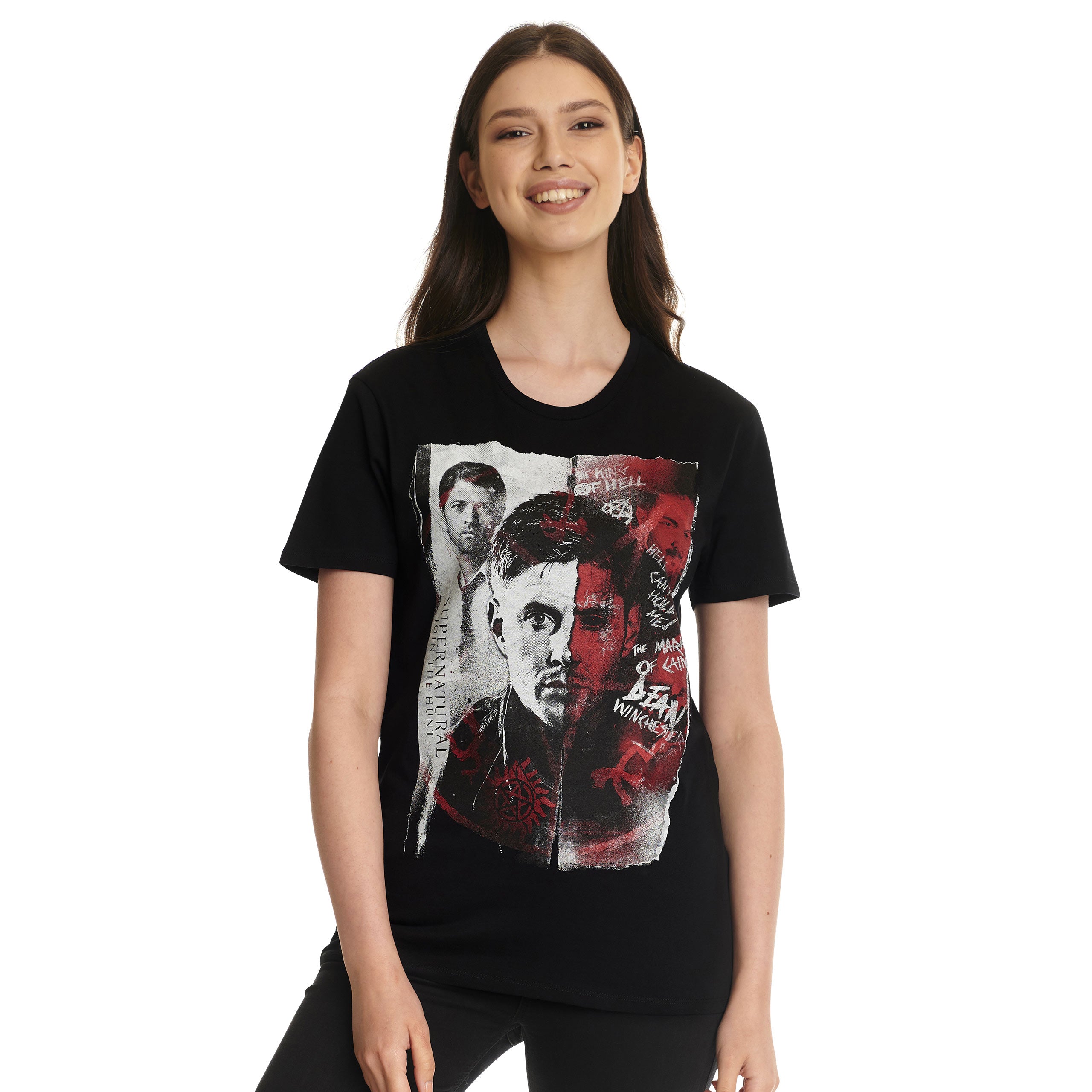 Imagen del producto Supernatural - Camiseta de Dean Winchester negra