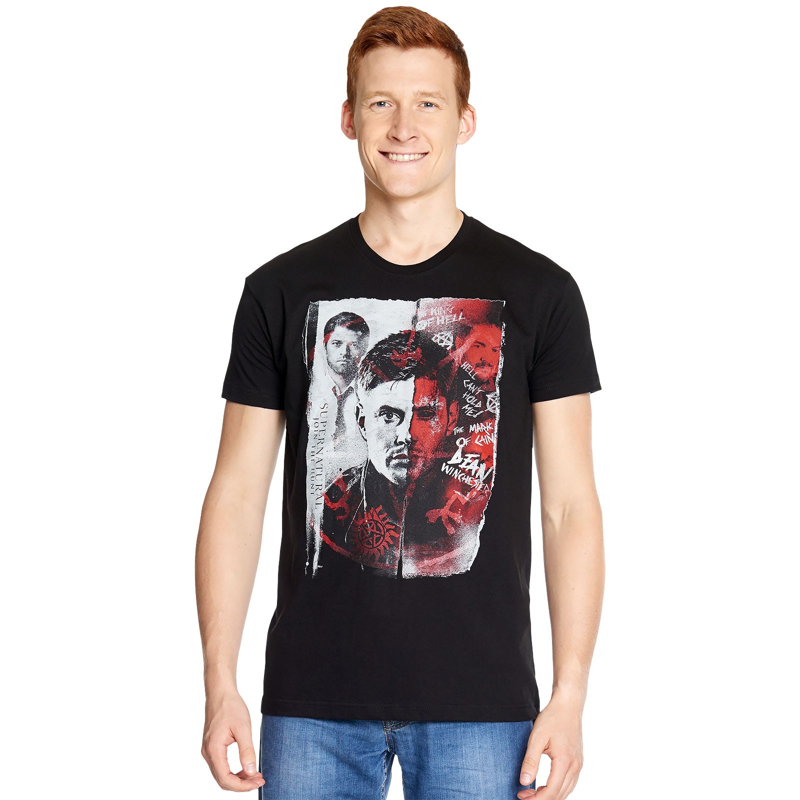 Imagen del producto Supernatural - Camiseta de Dean Winchester negra