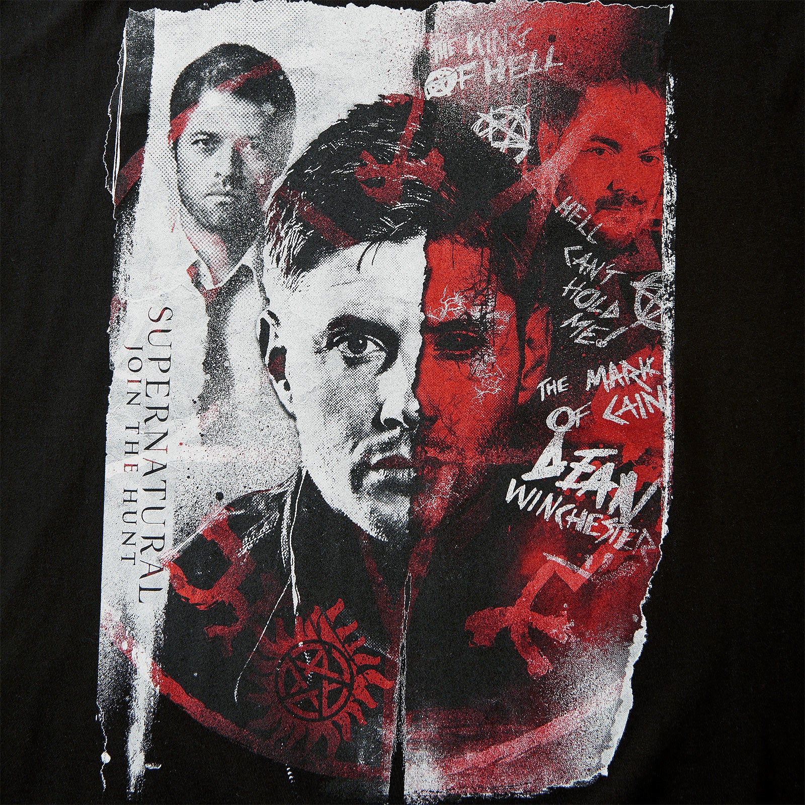 Imagen del producto Supernatural - Camiseta de Dean Winchester negra