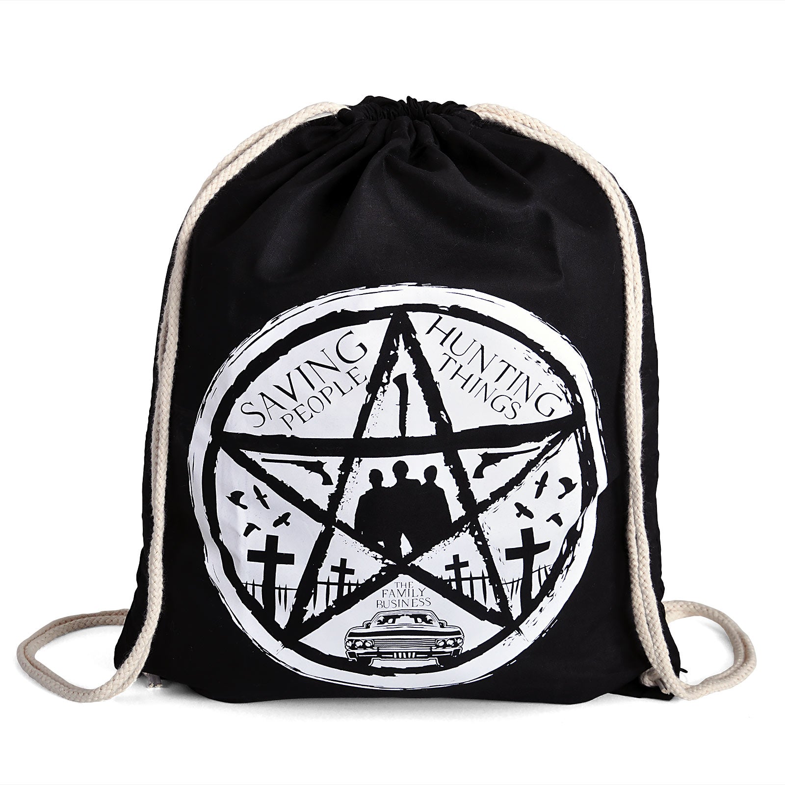 Imagen del producto Supernatural - Bolsa de deporte Pentagrama negro