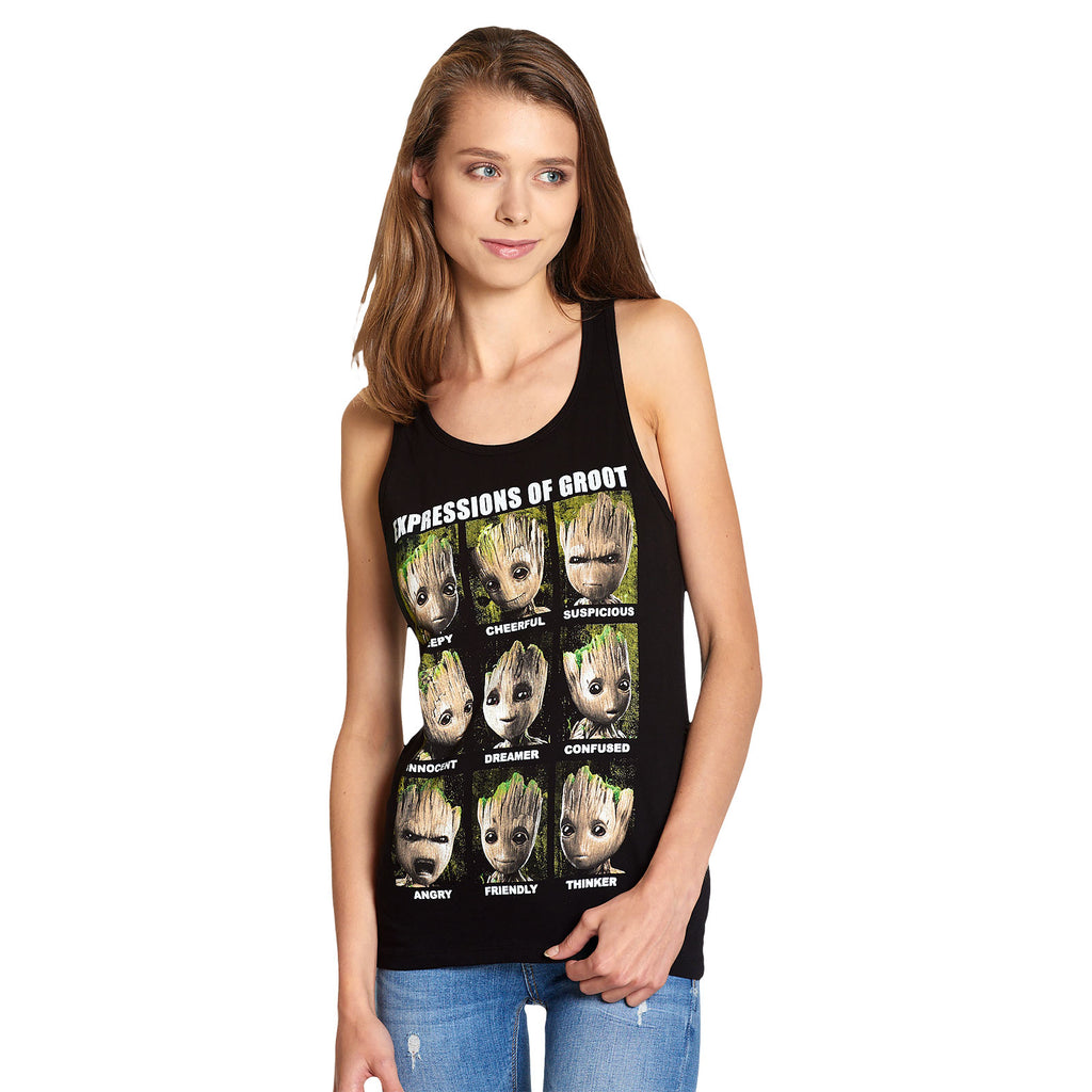 Imagen del producto Guardians of the Galaxy - Groot Expressions Top negro