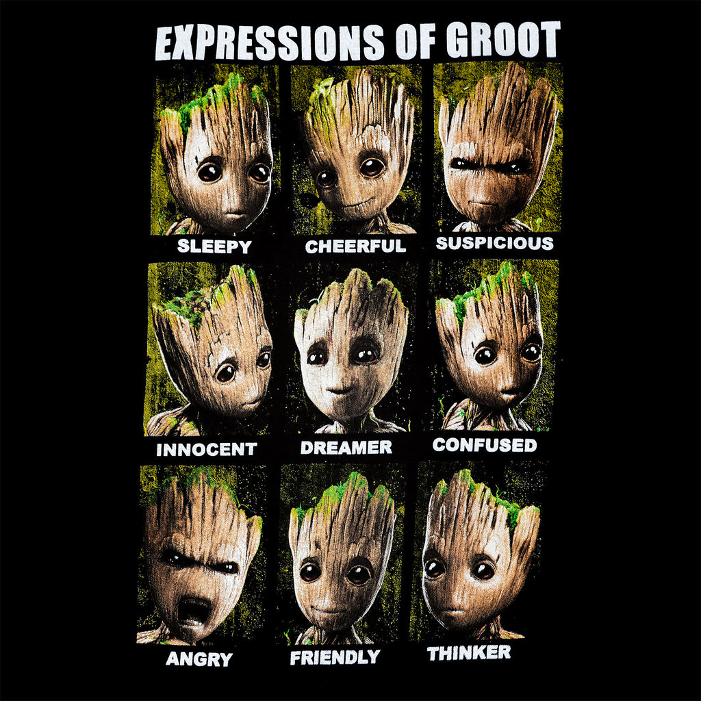 Imagen del producto Guardians of the Galaxy - Groot Expressions Top negro