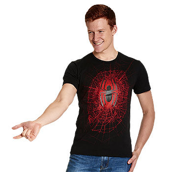 Imagen del producto Spider-Man - Camiseta de tela de araña negra