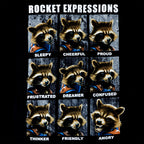 Imagen del producto Guardians of the Galaxy - Camiseta negra Rocket Expressions