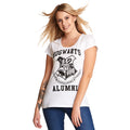 Imagen del producto Harry Potter - Camiseta de Hogwarts Alumni para mujer blanca