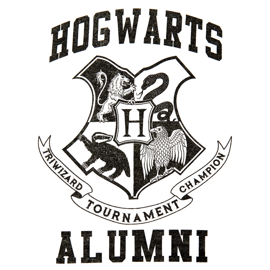 Imagen del producto Harry Potter - Camiseta de Hogwarts Alumni para mujer blanca