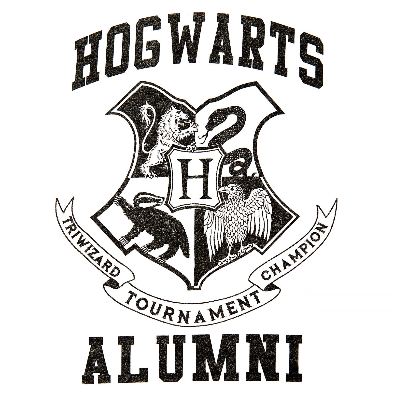 Imagen del producto Harry Potter - Camiseta de Hogwarts Alumni para mujer blanca