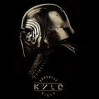 Imagen del producto Star Wars - Camiseta negra con perfil de Kylo Ren