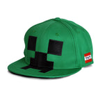 Imagen del producto Minecraft - Gorra Snapback Creeper para niños verde