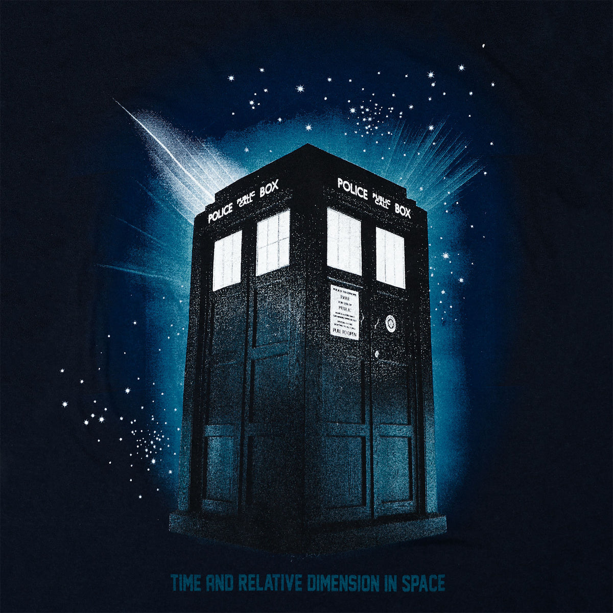 Imagen del producto Doctor Who - Tardis Space Camiseta azul